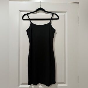 Gianni Bini Black Mini Dress with Spaghetti Straps